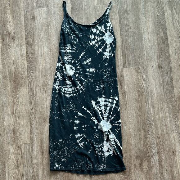 Raquel Allegra Constellation Layering Tank Dress Black XS Made in USA - Picture 1 of 5